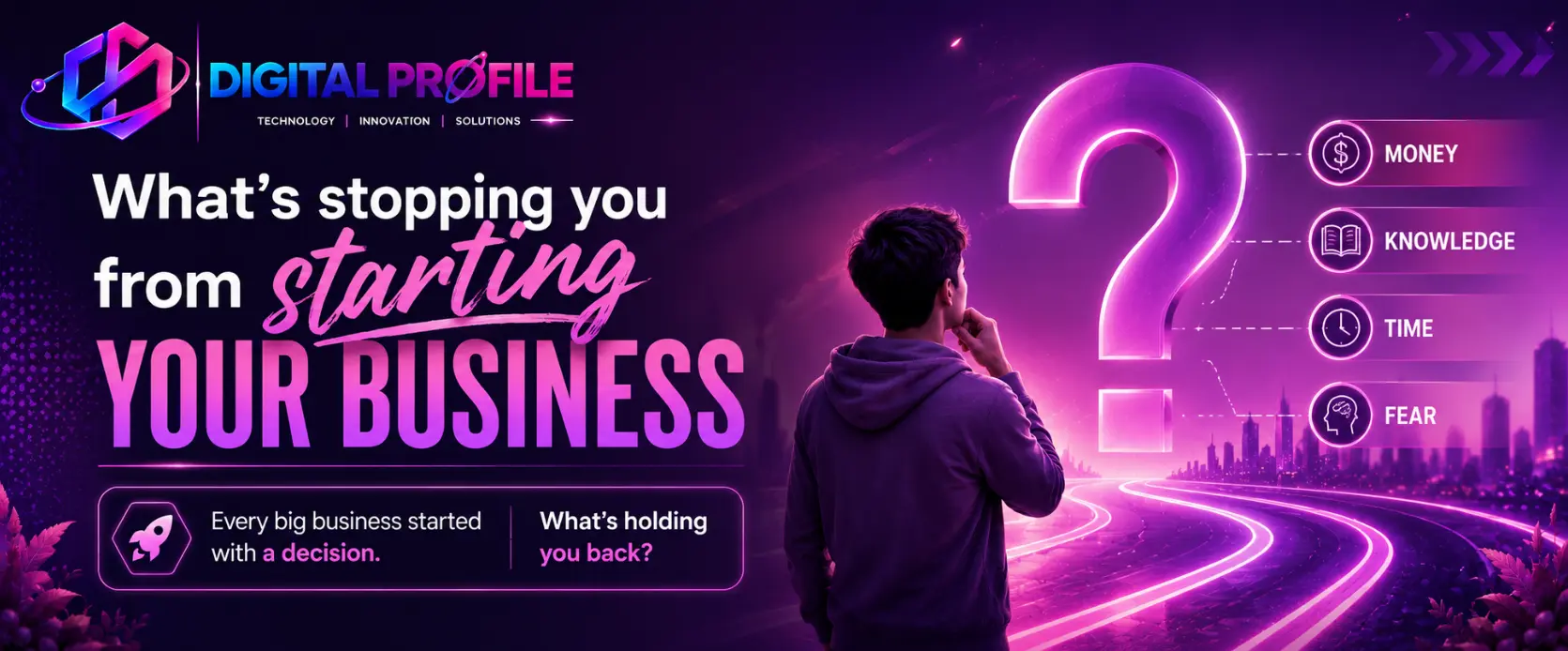 Overcoming money, knowledge, time, and fear when starting a business